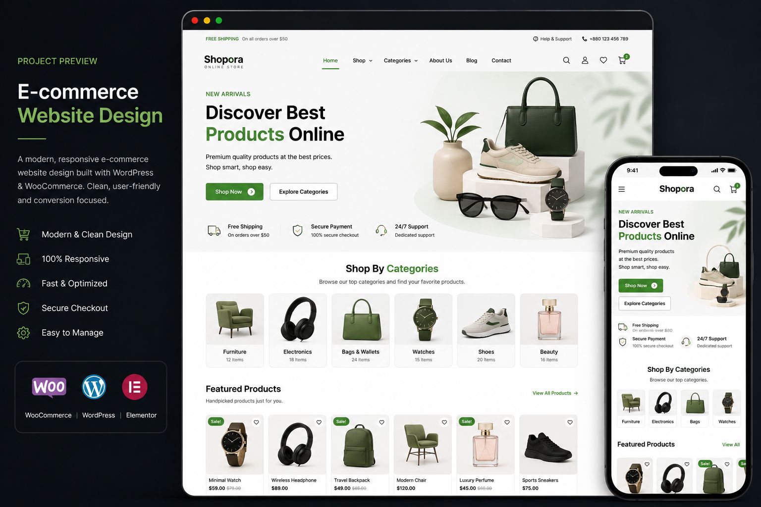 E-commerce Website Design